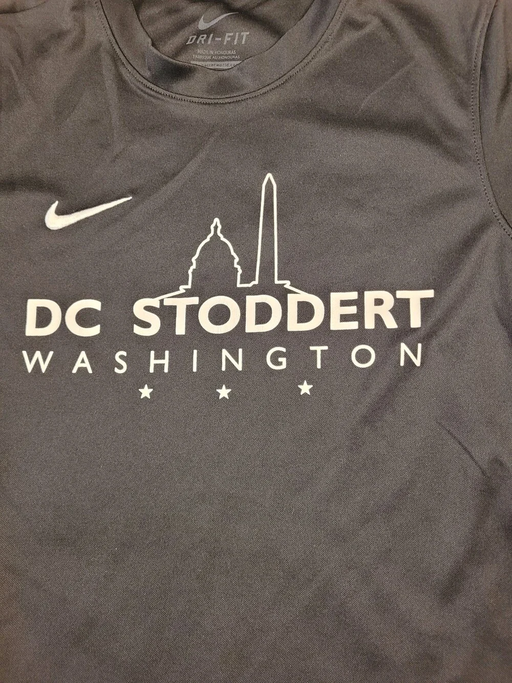 Nike Dri Fit DC Stoddert Washington Shirt Mens Medium Black Soccer Team Training